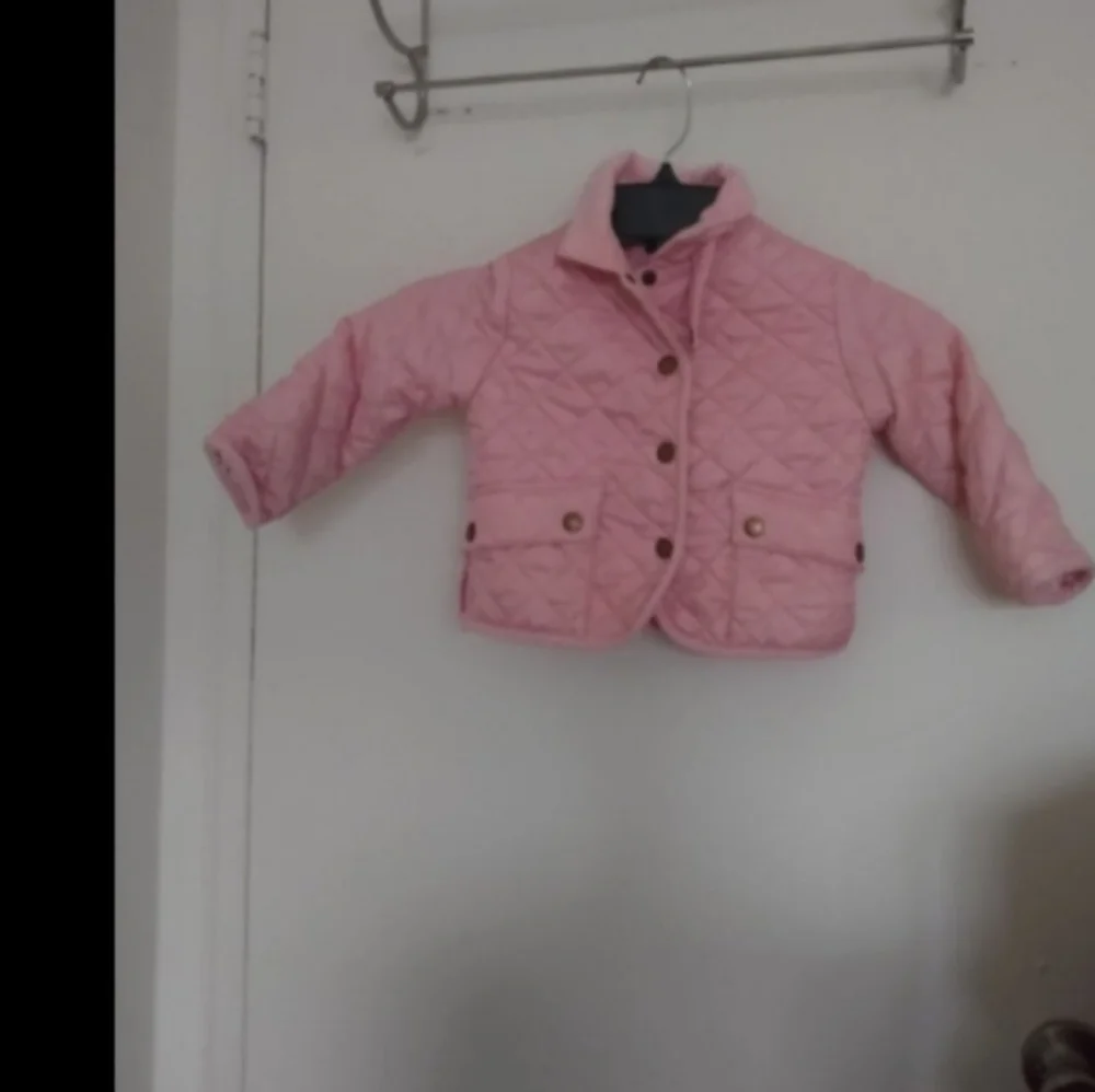 Ralph Lauren Girls Baby 12M Pink Quilted Jacket